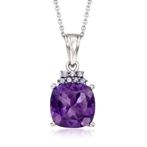 Ross-Simons 5.25 Carat Amethyst and .20...