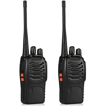 MatLogix Walkie Talkie Light Weight with Rechargeable Battery - 2 Way Radio Fun and Playtime Adventure for Kids and All Ages - Set of 2 - Black (B0D7M55XTM) Amazon Price History, Amazon Price Tracker