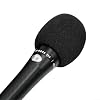 Black Foam Handheld Microphone Windscreen 5 Pack Thick Sponge Replacement Covers To Reduce Wind Noise And Protect Vocal Mic From Spit Ideal For Live Stage Performance Ktv Conference Room News Report #2