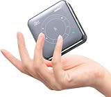 QIAOLET Mini videoproiettore LED DLP piccolo con batteria, supporto 1080P, WiFi 6 e Bluetooth5.0, proiettore portatile con treppiede per esterni (funzionamento touch)