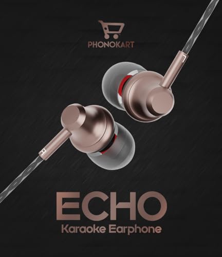 Image of Phonokart Echo Type C Wired Earphone with in-Built Karaoke Mic,Deep Bass,5 Karaoke Mode, EQ Modes,Easy Control, Compatible with Karaoke Apps, Compatible with All Type C Devices(Black)
