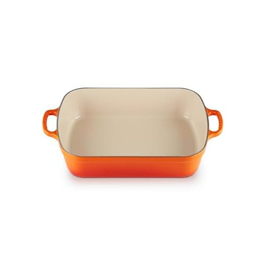 Le Creuset Signature 201843309 Braadslede, rechthoekig, geëmailleerd gietijzer, 33 cm, 4,9 liter, Volcanic