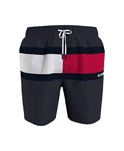 Tommy Hilfiger Men's Big & Tall 7” Logo Swim Trunks With Quick Dry