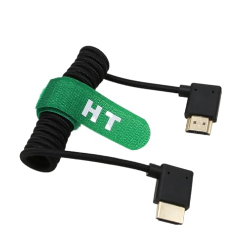 HangTon HDMI 4K 120p 8K Cable for Atomos Ninja V Portkeys FEELWORLD Monitor Sony A7Siii A7RV A7IV FX30 Canon C300 C500 Lumix S5II Nikon Camera Right Type A HDMI 2.1 - Image 3