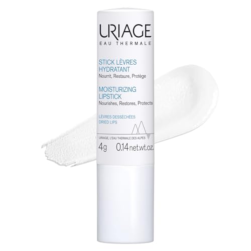 Uriage Hydro-Aktiv Lippenpflege mit Hyluronsäure, Sheabutter & Vitamin C - Ultra-weicher, feuchtigkeitsspendender Lippenbalsam für trockene, rissige Lippen - intensive Feuchtigkeitspflege - 4g