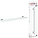 Price comparison product image tesa ELEGAANT Glass Shelf - Self-Adhesive Frosted Glass Shelf for Bathroom Utensils - Waterproof, incl. Power.Kit Adhesive Solution - 50 mm x 600 mm x 123 mm