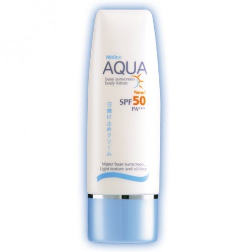 Mistine Aqua Base Sunscreen Facial Cream SPF 50 Pa+++ 20 G. [Free Handmade Envelopes Gift]