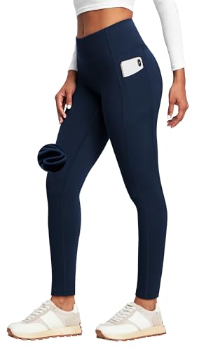 Image of Heathyoga Yoga Pants with Pockets Extra Soft Leggings with Pockets for Women Non See-Through High Waist Workout Leggings