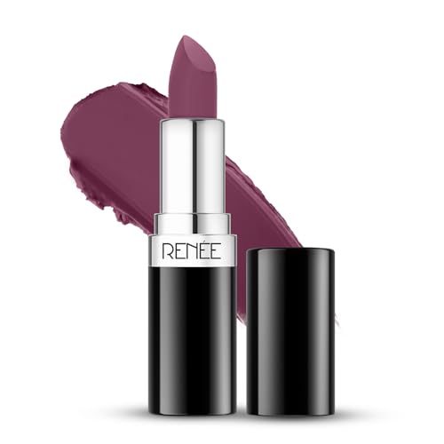 Image of RENEE Stunner Matte Lipstick - Lotus Lady 4gm - Intense Color Pay Off, Full Coverage Long Lasting Weightless Velvety Formula With One Swipe Application - Enriched With Vitamin E & Hyaluronic Acid