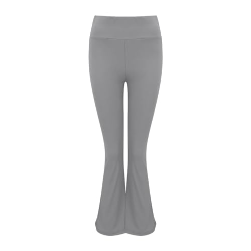 Leggings Yoga Mujer Push Up Pantalones Chándal Mujer Seamless Leggins Pierna Ancha PantaMedias Cintura Alta Yoga Pants Talla Grande Booty Pantalón Campana Elásticos para Gym Deportivo Tiempo Libre,