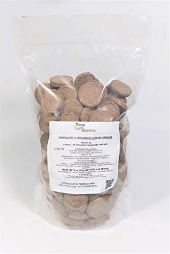 Micorrizas pastillas enraizantes. 35 pastillas aprox. (250grms), Hongo Ascophyllum nodosum Micorrizas y trichodermas de plantación Cover