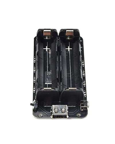 Image of diymore 1865O Battery Holder Double Li-ion V8 Battery Shield Micro USB 5V /3A 3V /1A Power Bank Battery Charging Module for Raspberry Pi and Arduino(2 Holders)