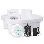 VnioLife Ionen Fußbad, Detox Fussbad Professionelles SPA Fußbad für zu Hause Salon Tiefenentspannung & Reinigung Inkl .Fussbadewanne Array & 5 Einweg-Liner (Mit Becken)