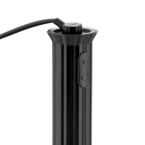 Alessi Plissé MDL10SB/US - Hand Blender with Measuring Jug, Whisk and Chopper in Thermoplastic Resin, US Plug ?200W, Black