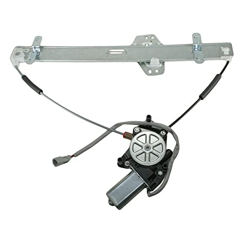 Image of TRQ Front Right Power Window Regulator & Motor Assembly Passenger Side Compatible with 2003-2011 Honda Element