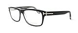 Tom Ford Rectangular Eyeglasses TF5320 005 Size: 56mm Black/Crystal FT5320