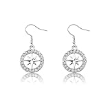 PLITI Korean Group Gift Stay Fandom Gift K-pop Album Gifts Compass Earrings For Korean Group Fans...