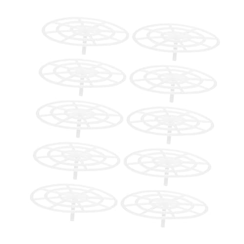 LOORGVEL 10個 広口 口 発酵 重し 缶詰 重し 漬物 ツール 発酵 瓶 メッシュ 押さえ プレート プラスチック メイソンジャー 用品 漬物