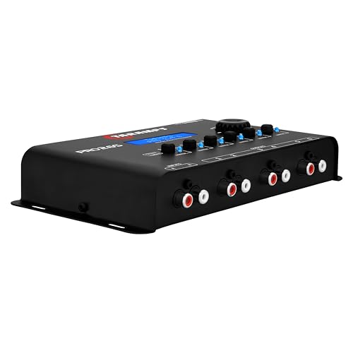 TARAMPS Car Digital Audio Processor with Dsp 2 Inputs and 6 Independent Outputs W/3 Band Parametric Eq