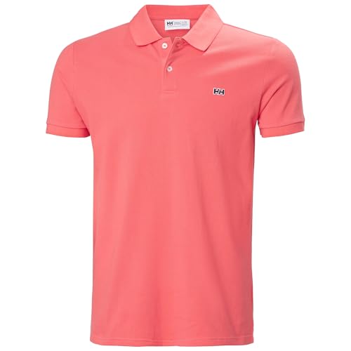Helly Hansen Polo Hudson para Hombre, Rojo, 2XL, Rosso, XXL