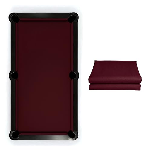 Empire USA - Wine Billiard Worsted Speed Cloth/Felt - 8ft