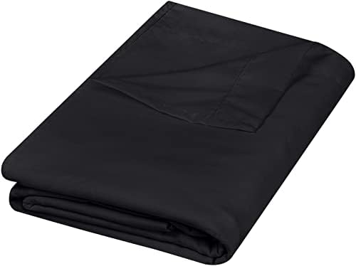 Utopia Bedding Flat Sheet - Easy Care Soft Brushed Microfibre Fabric - Wrinkle, Shrinkage and Fade Resistant (White, Double)
