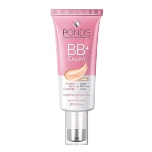 POND’S Bb+ Cream, Instant Spot Coverage + Light Make-Up Glow, Ivory 30G, Natural