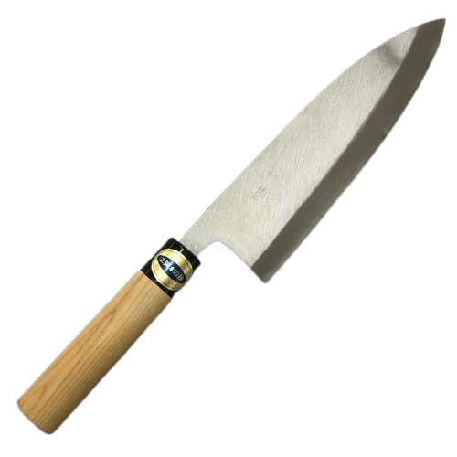 Amazon | 福の太 出刃 包丁 21cm 210mm 片刃 日本鋼 鋼 ハガネ製 家庭