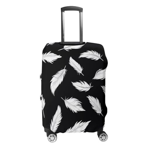 Feather Luggage Cover Suitcase Protector Travel Baggage Covers for Men Women L4