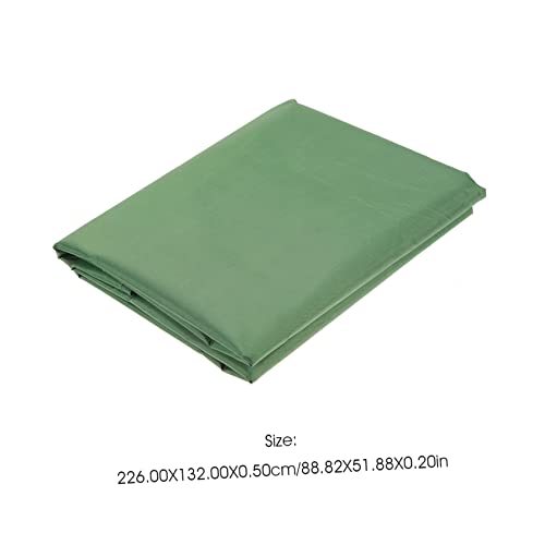 Toldo para columpio de exterior POPETPOP con lona reforzada impermeable verde oscuro 3