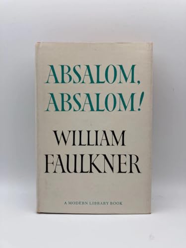 Absalom, Absalom! B001RKEIRS Book Cover
