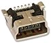 MOLEX 51387-0530 Connector, USB Mini B, 5 Position, SMT