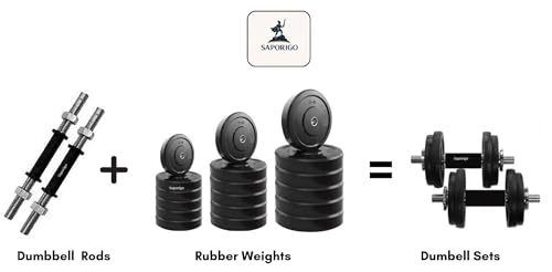 Image of ABS Tower with 20 in 1 Adjustable Gym Bench Rubber Weight Plates Curl Rod Straight Rod Dumbbell Set Complete Home Gym Equipment (30 KG Weight)