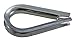 Wire Rope Thimble, 1/8 in, CS