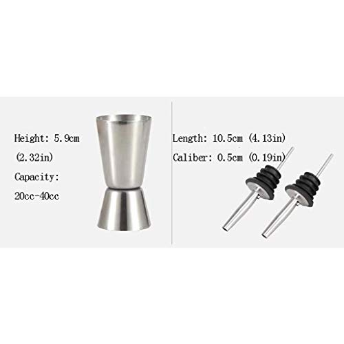 Coctelera para cócteles set de 7 piezas ideal como regalo para aficionados 5
