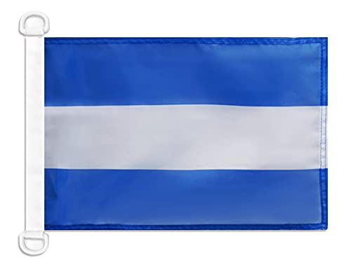 AZ FLAG Nicaragua Civil Ensign Boat Flag 12x18 in Plastic Rings