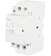 Ailao Schütz 230 V automatyczna ochrona gospodarstwa domowego na szynie DIN (dwa otwieracze 40 A 1NC + 1NO AC230V) ...