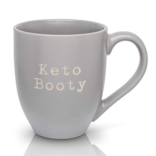 Keto Booty Coffee Mug: Great Mug For Keto Lovers This Is The Perfect Cute Coffee Mug Gift For Women, Friends, Low Carb Lovers