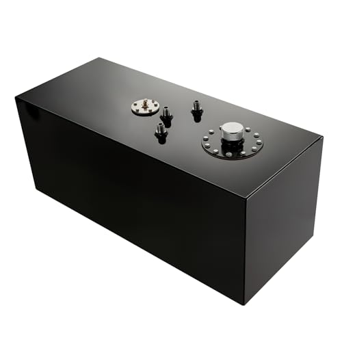 EVIL ENERGY 19 Gallon Fuel Cell Gas Tank Aluminum with Level Sender Street Drift Black