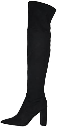 Nine West Women's DASER Over-The-Knee Boot, Black, 9 | Image 7