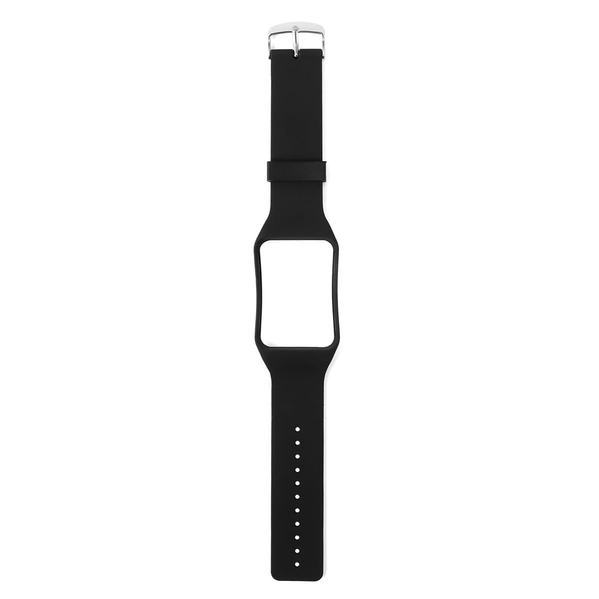POPETPOP Compatible for Samsung Gear S R750 Smart Watch Strap Replacement Wristband Compatible with Samsung Wireless Watch Accessory Black