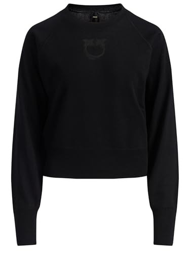 Pinko Jersey Lanzarote de lana negra, Negro , XS