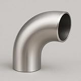 Coude inox 90° Ø 63mm épaisseur 1,50 mm   QUALITÉ PROFESSIONNELLE  