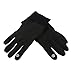 BSLSVGE Winter Outdoor Touch Screen All Finger Gloves Antislip Windproof Fleece Warm Sports Gloves for Men Women Running Skiing Black Polyester 2 Pairs (M)