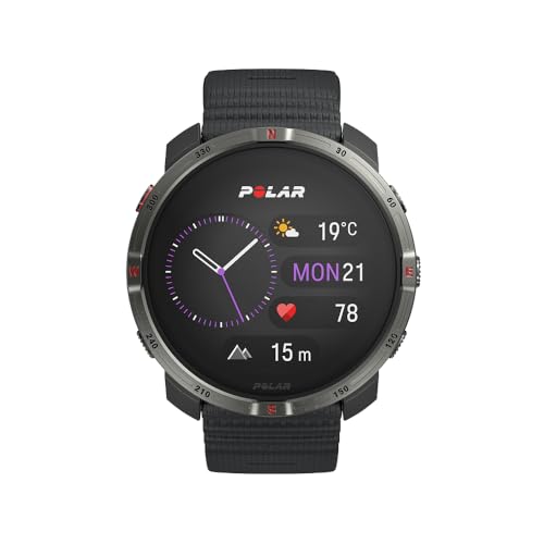Polar Grit X2   Reloj GPS multideportivo para exteriores, pantalla AMOLED, mapas sin conexión, GPS de doble frecuencia, ECG de muñeca, biosensor de elixir, TrainingPeaks, SpO2, duración de la batería