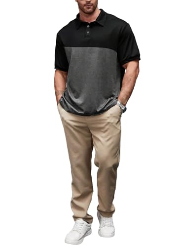 Image of LEOTUDE Men Matty Stylish Regular Fit Polo T-Shirt