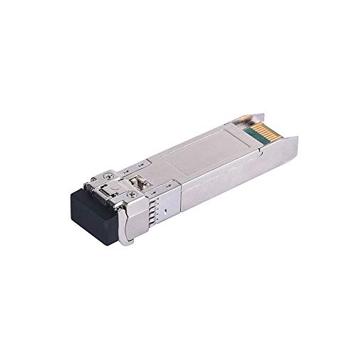 Image of 1Pack 10GBASE-LR 10G SFP+ Module, 1310nm, 10km, DDM LC Mini-GBIC Transceiver for Cisco SFP-10G-LR, Ubiquiti UF-SM-10G, Mikrotik, Netgear, Qnap NAS