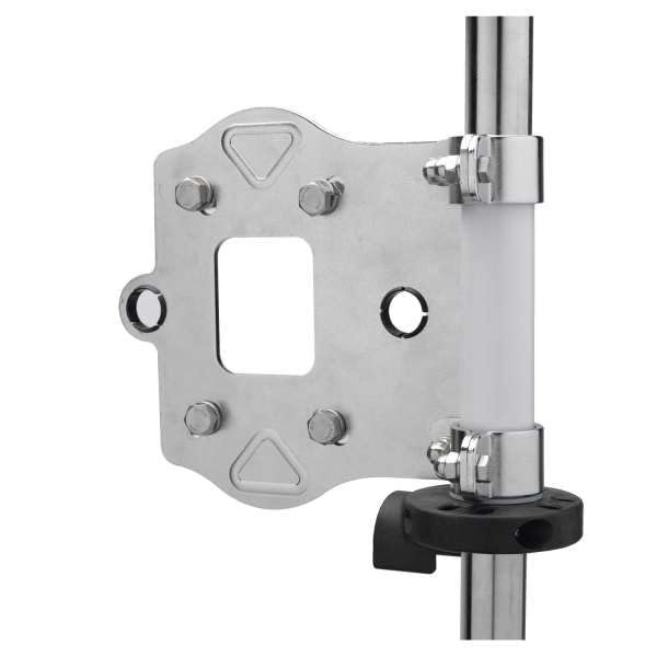 Table Leg Hose Reel Swing Bracket by T&S Brass – Stainless Steel, Silver, Model G018477-45