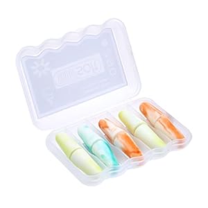 Kinbontop zachte schuimoordopjes, 38dB SNR, ruisonderdrukking, gehoorbescherming, slapen, werken, schieten, reizen…