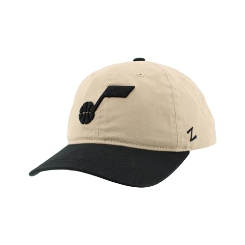 Utah Jazz NBA Officially Licensed Adjustable Hat Scholarship Icon Stone